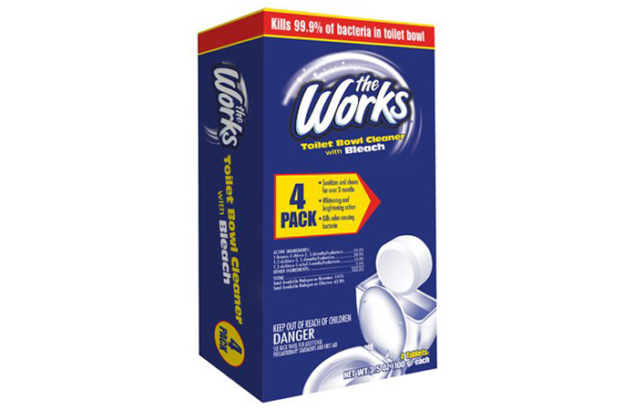 07. The Works Toilet Bowl Cleaner with Bleach